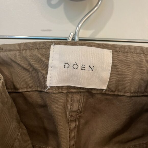 Doen Olive Green Straight Leg Pants - Picture 3 of 4